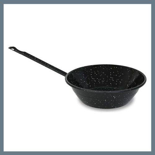 Paella ponev z ročajem, emajlirana, 24 cm a13378