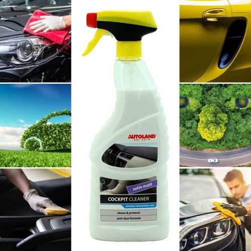 Autoland Satin Matt – Spray za nego armaturne plošče, s svilenim sijajem – 750 ml am01207