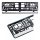 Nosilec registrske tablice VIO CHROME-BLACK CAR am61517