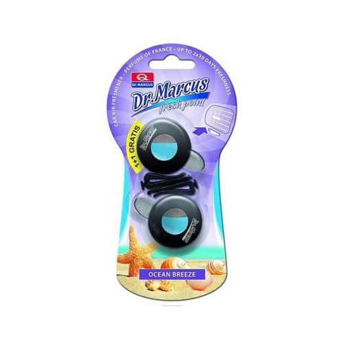 Avtomobilski osveževalec zraka – FRESH POINT 1+1 Ocean Breeze vonj amDM536