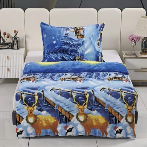DEER Božična mikro plišena odeja 150 x 200 deer150