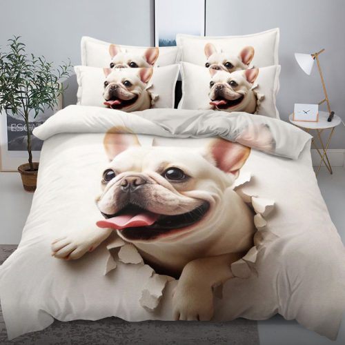 Kakovostno posteljno perilo Happy Dogs 1 G-04, 7 kosov