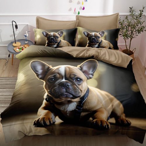 Kakovostno posteljno perilo Happy Dogs 4 G-04, 7 kosov