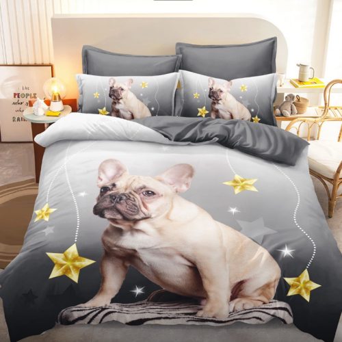 Kakovostno posteljno perilo Happy Dogs 5 G-04, 7 kosov