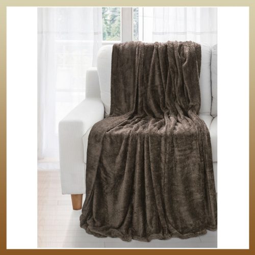 Temno rjava plišasta plišasta plišasta plišasta 200x230 srebrno rjava 200x230