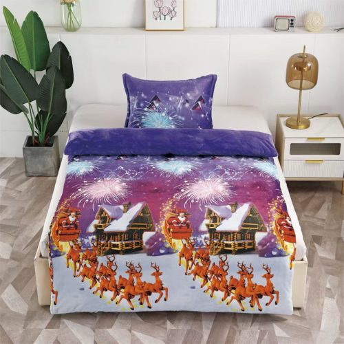 SANTA Božična mikro plišena odeja 150 x 200 santa150
